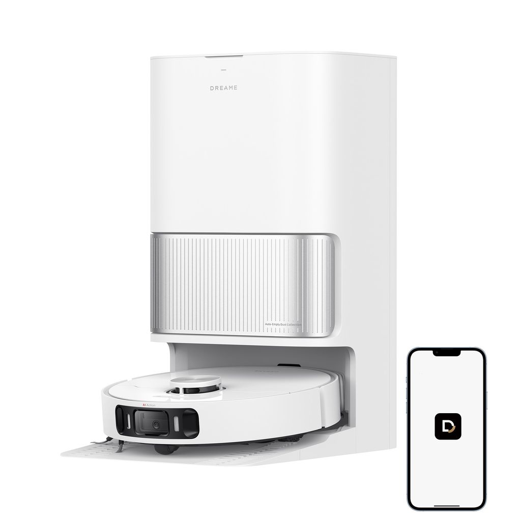 Dreame L40 Ultra AE Saugroboter mit Wischfunktion,19000Pa Saugkraft,Nassen und trockenen Schmutz,Das All - in - 1 - Dock entleert Staub,Anti - Tangle - Bürste