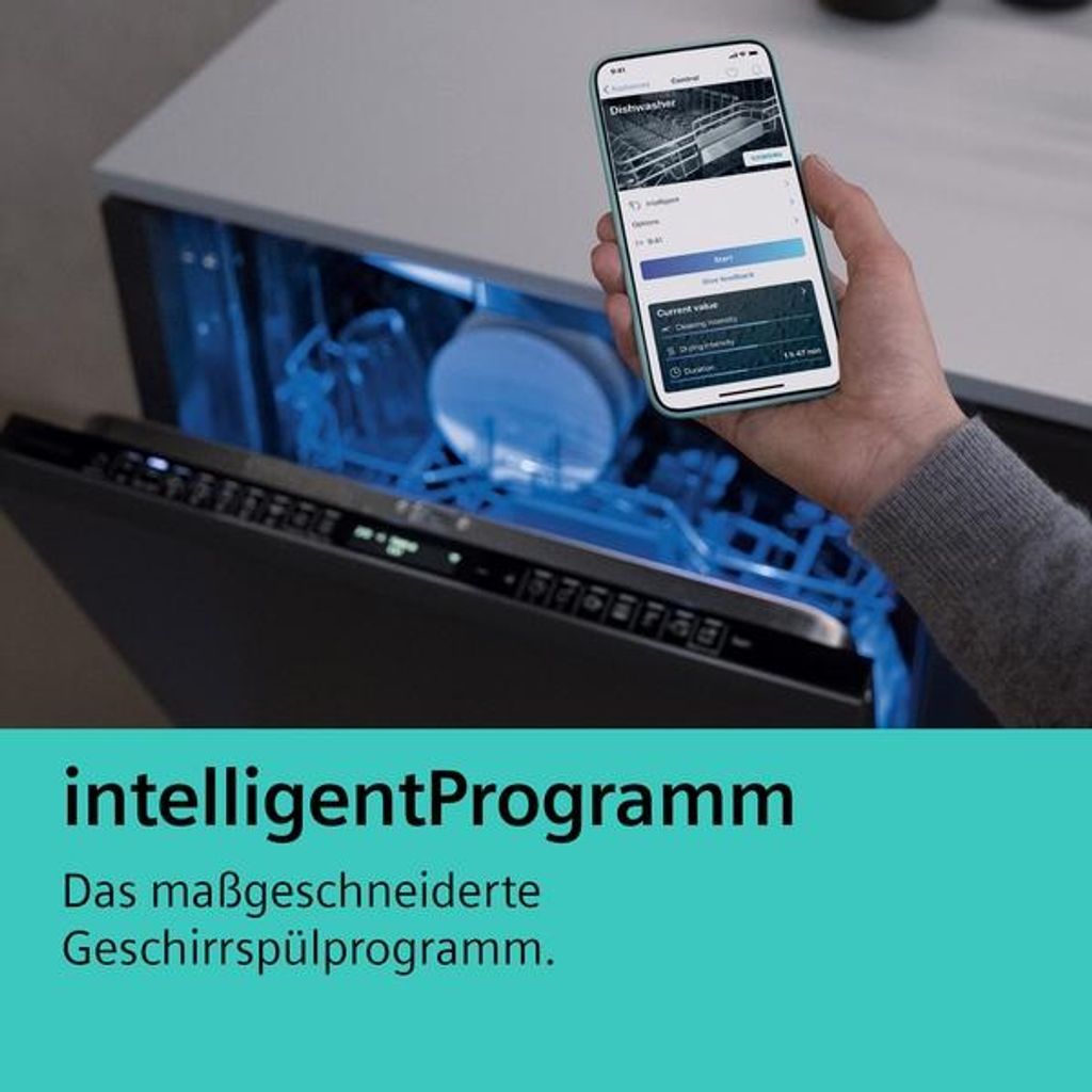 Siemens iQ700 SN87TX00CE, Voll integriert, Standardgröße (60 cm), Edelstahl, Berührung, TFT, 1,75 m