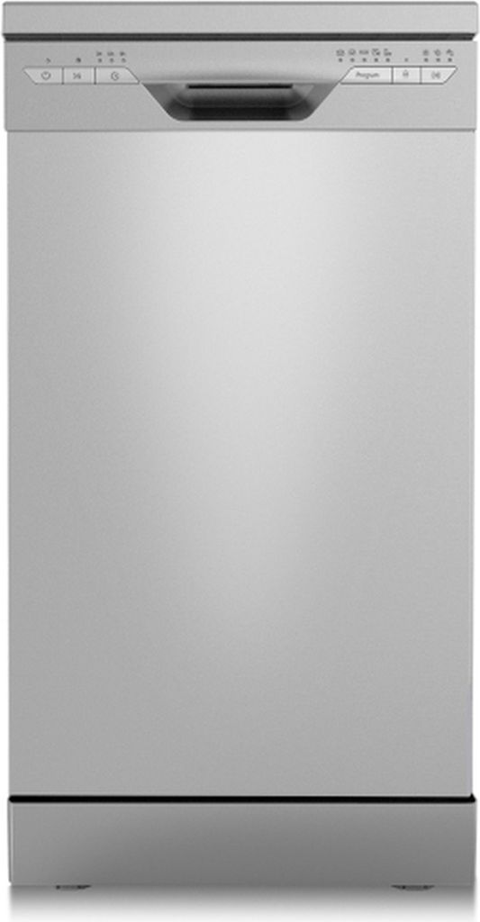 PKM GSP9 - 4ES, Freistehend, Single (45 cm breit), Silber, Silber, Edelstahl, 10 Maßgedecke