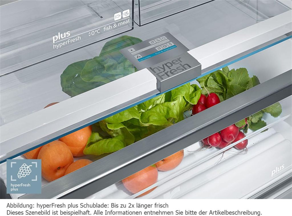 Siemens iQ500 KI72LADE0, 248 l, Integriert, E, 36 dB, SN - ST, 3 kg/24h
