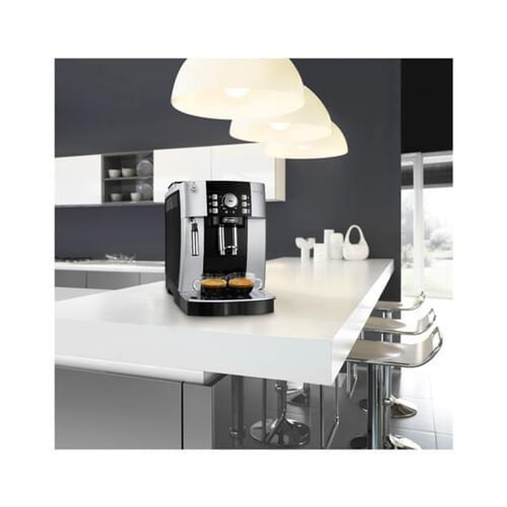 De'Longhi DeLonghi ECAM 21.110.SB, Schwarz, Tropfen, Kaffeebohnen, Gemahlener Kaffee, Cappuccino, Espresso, 1,8l, 1450W