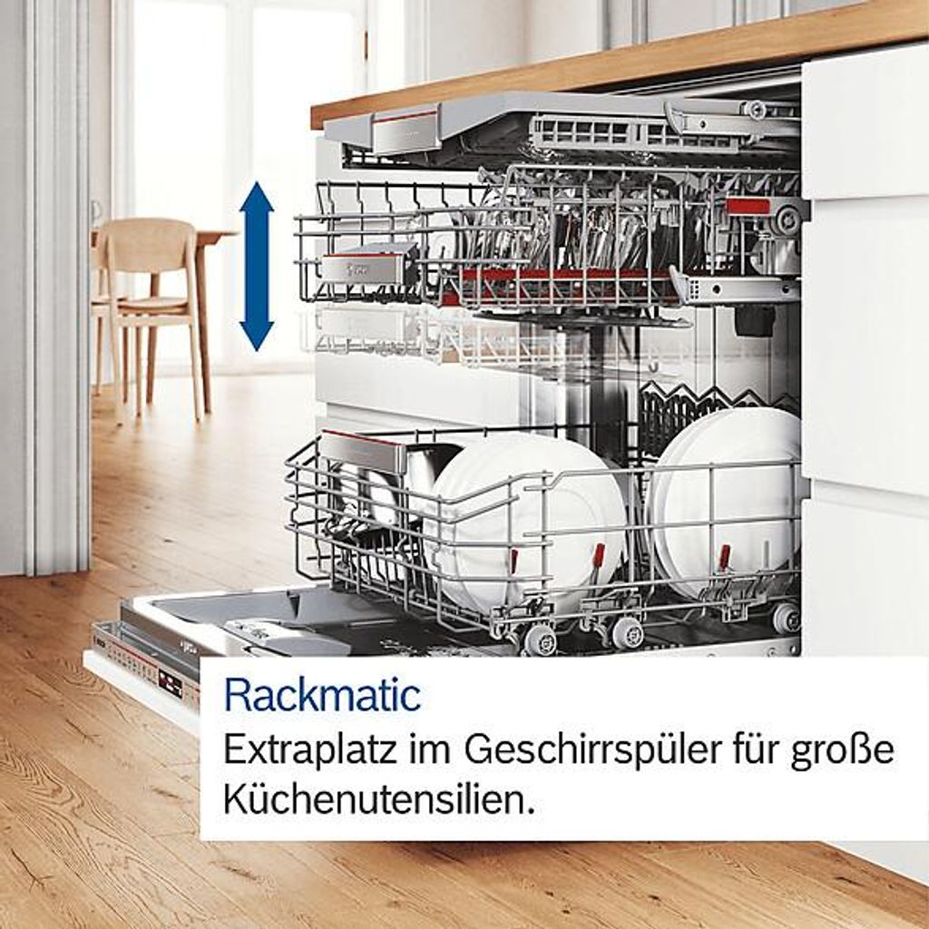 Bosch SMU4EVS08E Serie 4 edelstahl gebürstet 60 cm Home Connect