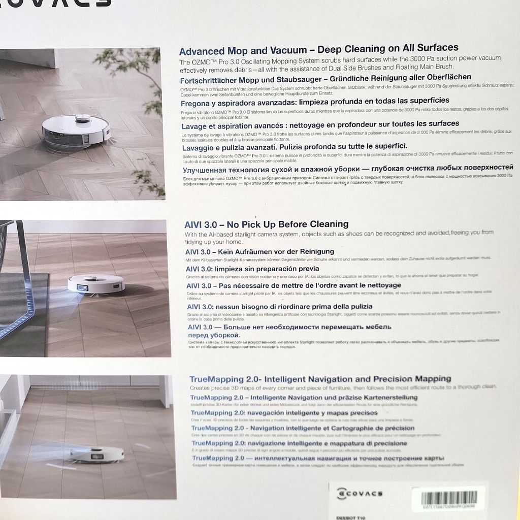 Ecovacs Deebot T10 Reinigungsroboter weiß