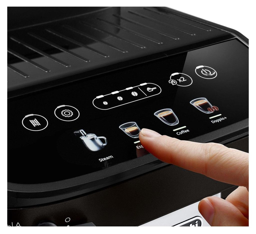 De'Longhi De’Longhi Magnifica Evo ECAM290.22.B, Espressomaschine, 1,8 l, Kaffeebohnen, Gemahlener Kaffee, Eingebautes Mahlwerk, 1450 W, Schwarz