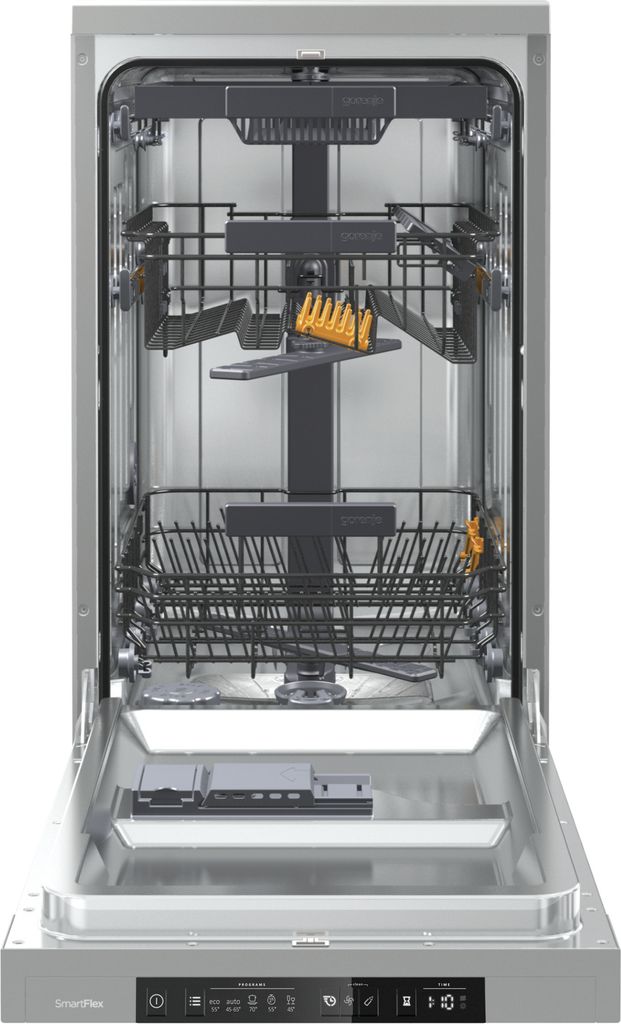 gorenje GS 541D10 X Geschirrspüler 45 cm - Silber - Freistehend - 11 Maßgedecke