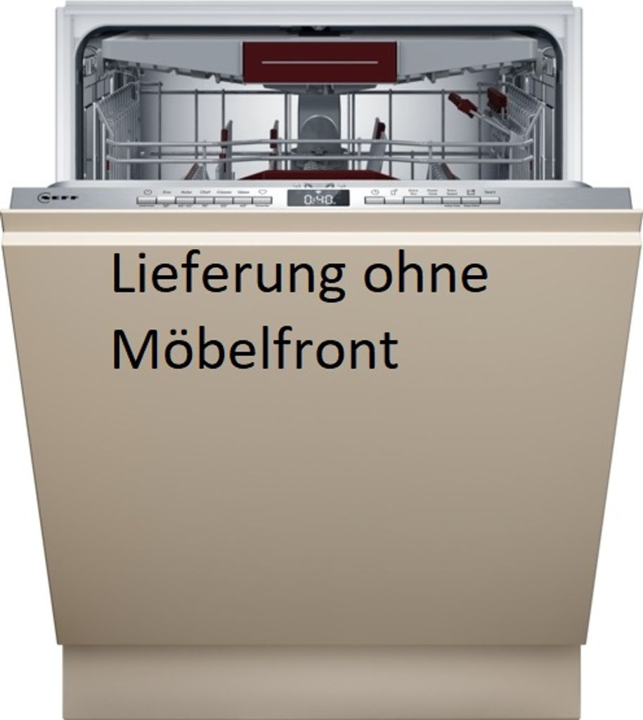 Neff S155ECX15E, Voll integriert, Standardgröße (60 cm), Edelstahl, Tasten, 1,75 m, 1,65 m