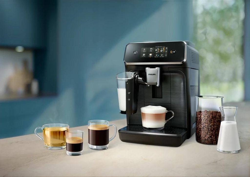 Philips Series 2300 EP2334/10 Kaffeevollautomat, Espressomaschine, 1,8 l, Kaffeebohnen, Eingebautes Mahlwerk, 1500 W, Grau