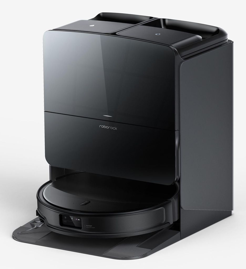 roborock Saros 10R, Beutellos, Schwarz, Rund, Staubbeutel, 0,27 l, 65 dB