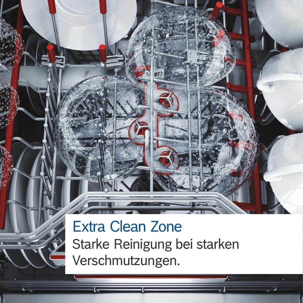 Bosch Serie 6 SMI6ZCS16E, Halb integriert, Standardgröße (60 cm), Edelstahl, Tasten, 1,75 m, 1,65 m