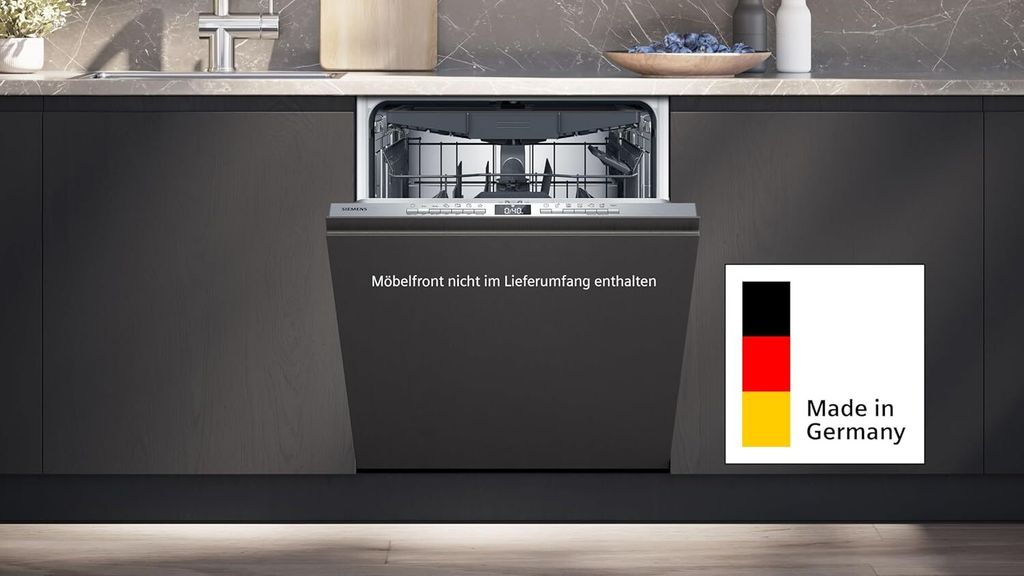Siemens iQ300 SN63EX22CE, Voll integriert, Standardgröße (60 cm), Tasten, 1,75 m, 1,65 m, 1,9 m