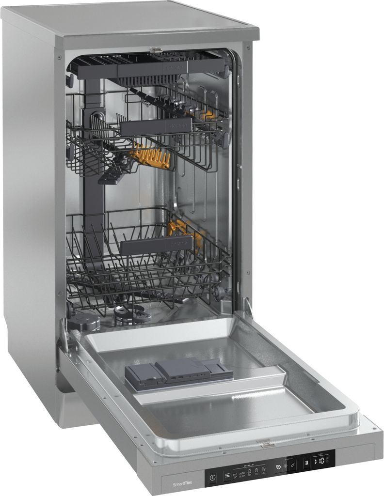 gorenje GS 541D10 X Geschirrspüler 45 cm - Silber - Freistehend - 11 Maßgedecke