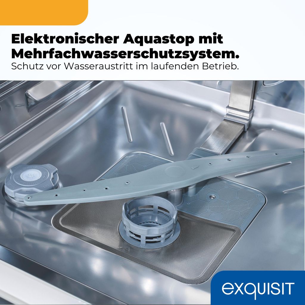 Exquisit Stand - /Unterbau - Geschirrspüler GSP9616 - 450B schwarz