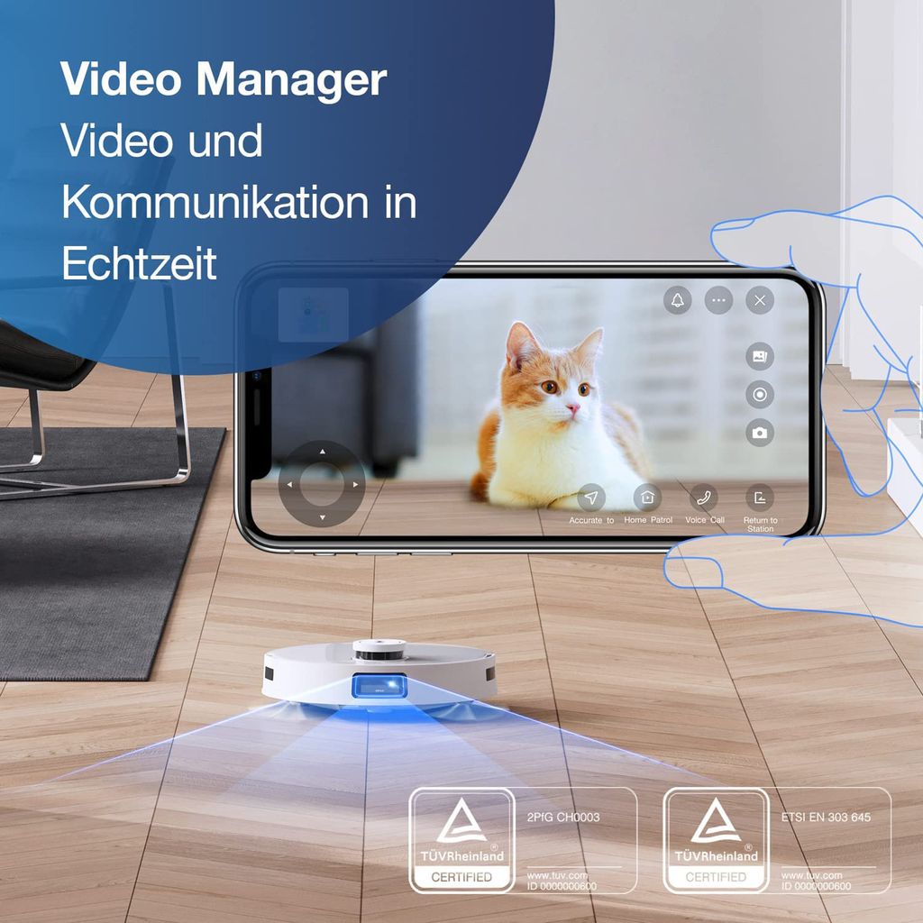 Ecovacs Deebot T10 Reinigungsroboter weiß