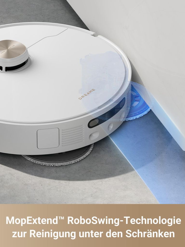 Dreame L40 Ultra Roboter Staubsauger mit Wischfunktion,11KPa Saugleistung,65°C selbstreinigendem,0 tangle Bürste,Obstacle Avoidance,All - in - One - Dock