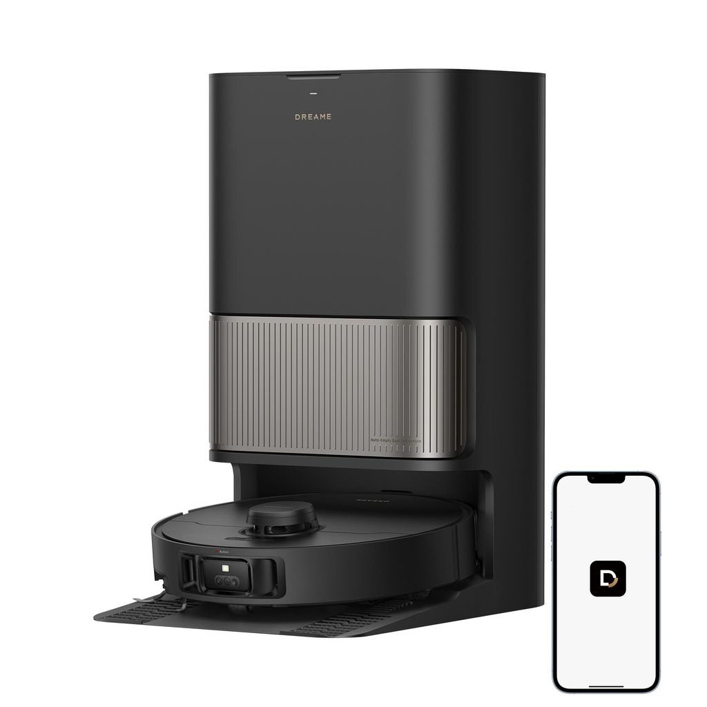 Dreame Staubsauger Roboter L40s Pro Ultra,Schwarz,DREAME,19000Pa Saugkraft,Selbstreinigende Ausfahrbare Wischmopps,Detangling DuoBrush,Hindernisvermeidung