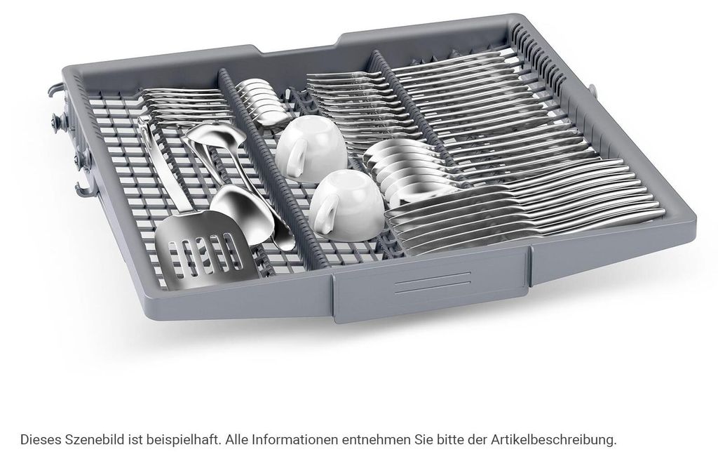 Bosch Serie 4 SMV4EVX08E, Voll integriert, Standardgröße (60 cm), Edelstahl, Tasten, 1,75 m, 1,65 m