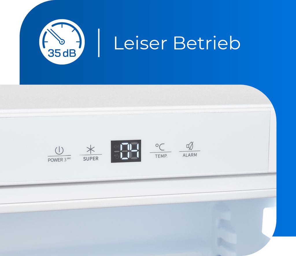 Exquisit Unterbau - Kühlschrank UKS140 - V - FE - 010D