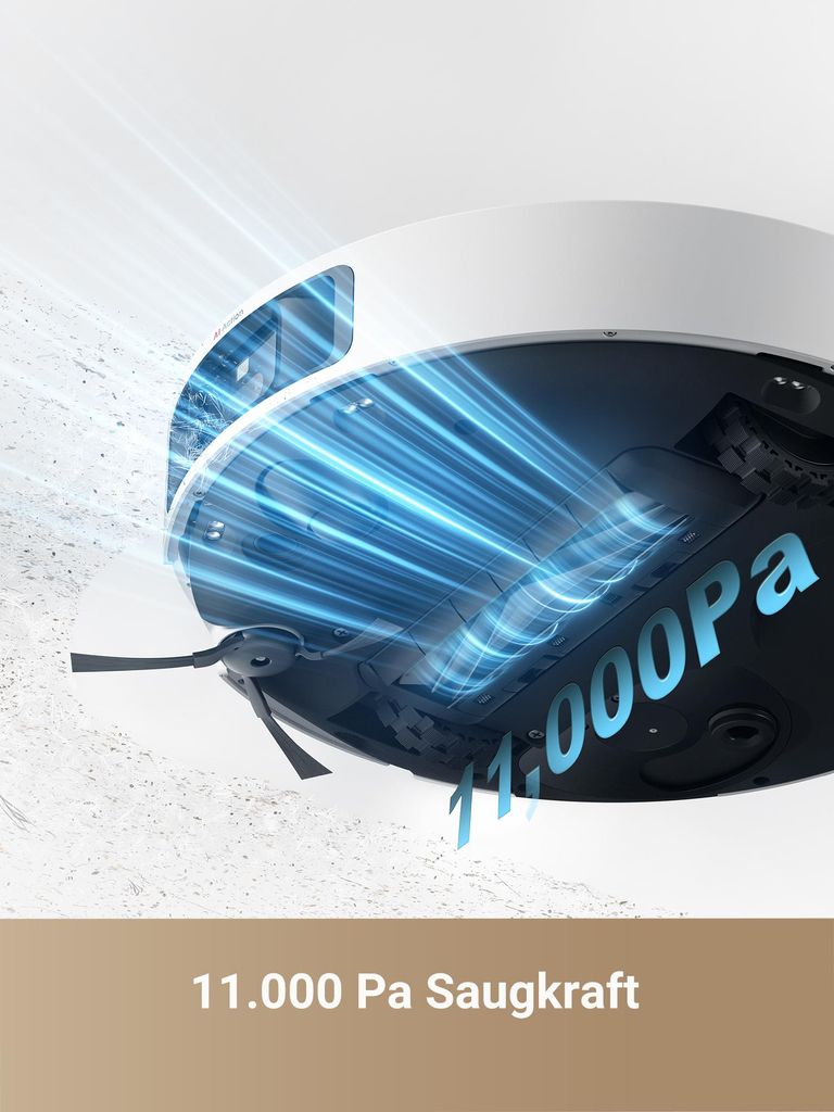 Dreame L40 Ultra Roboter Staubsauger mit Wischfunktion,11KPa Saugleistung,65°C selbstreinigendem,0 tangle Bürste,Obstacle Avoidance,All - in - One - Dock