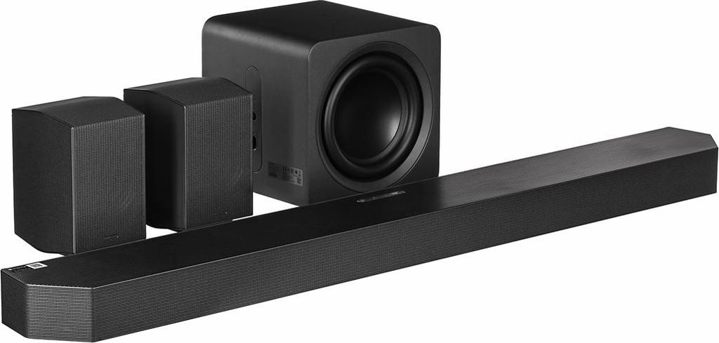 Samsung HW - Q990F, 11.1.4 Kanäle, 756 W, DTS 5.1, DTS Express, DTS - HD Master Audio, DTS:X, Dolby Atmos, Dolby Digital Plus, Dolby TrueHD, 210 W, Aktiver Subwoofer, Kabellos