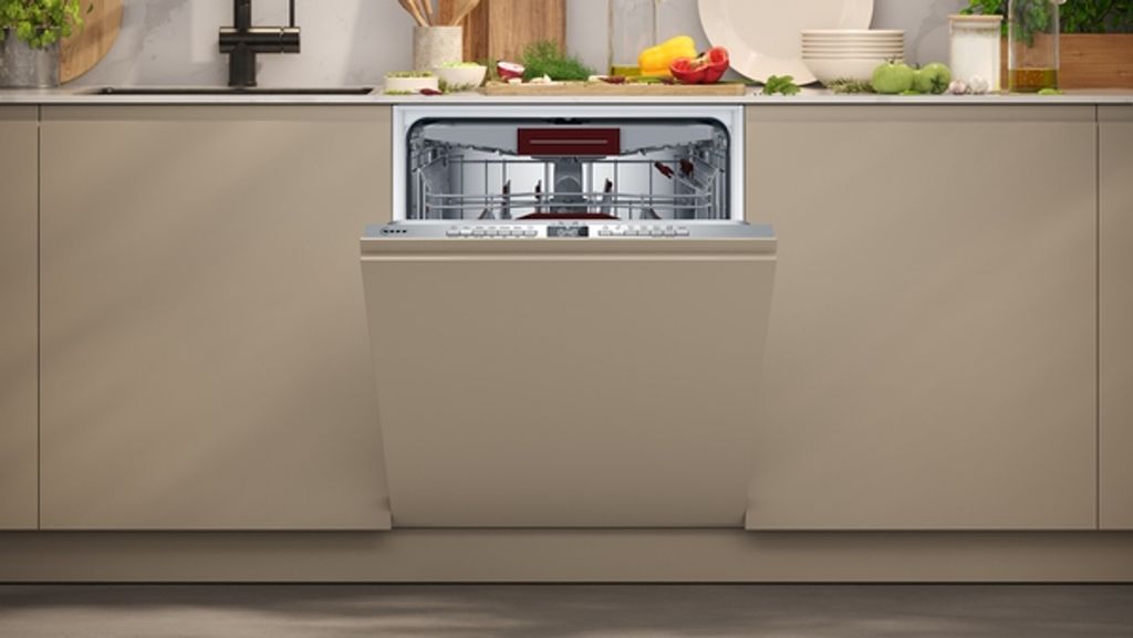 Neff S155ECX15E, Voll integriert, Standardgröße (60 cm), Edelstahl, Tasten, 1,75 m, 1,65 m