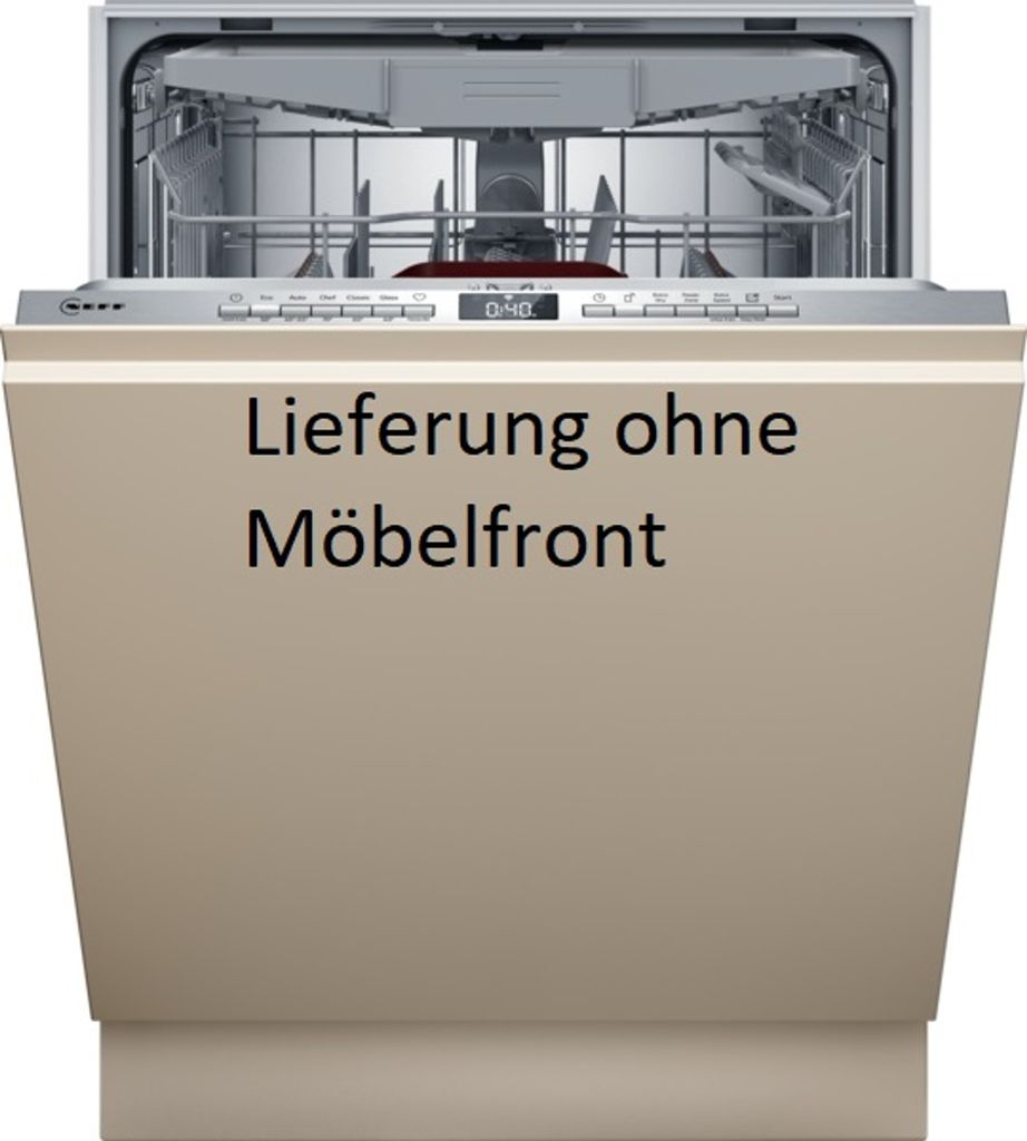 Neff N 50, Voll integriert, Standardgröße (60 cm), Silber, Weiß, Tasten, Kabellos, LED