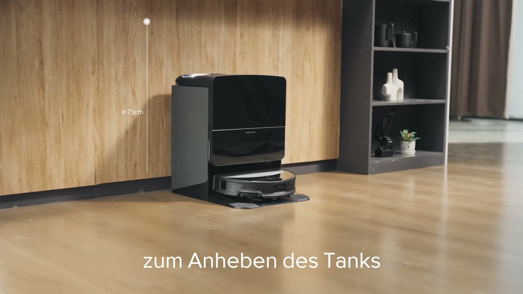 roborock Saros 10R Staubsauger Roboter mit Wischfunktion, 22.000 Pa(Upgrade von S8 MaxV Ultra), 80 °C Heißwasser - Moppwäsche, 7,98cm Slim Design
