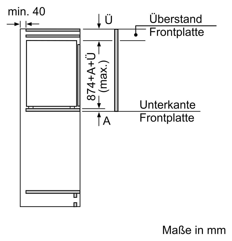 Neff Constructa Kühlschrank CK222NSE0, 560er Nische