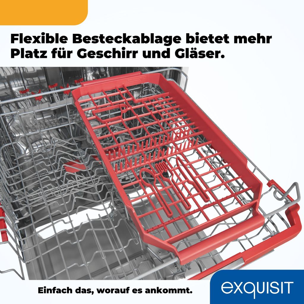 Exquisit Geschirrspüler GSP9614 - 030B weiss