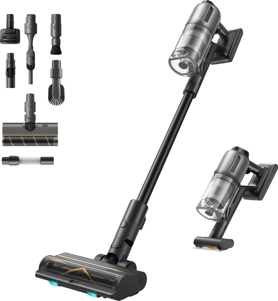 Dreame Z30 Akku - Stabstaubsauger,310AW Kabelloser Handstaubsauger,120K RPM,99%HEPA14 Filter,90Min Laufzeit,Mehrflächen,Kantenreinigung,300m²,UV - Licht