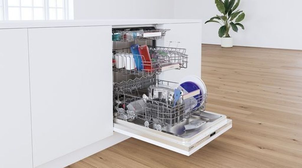 Bosch Serie 6 SMV6ZCX16E, Voll integriert, Standardgröße (60 cm), Edelstahl, 14 Maßgedecke, B, 40 dB