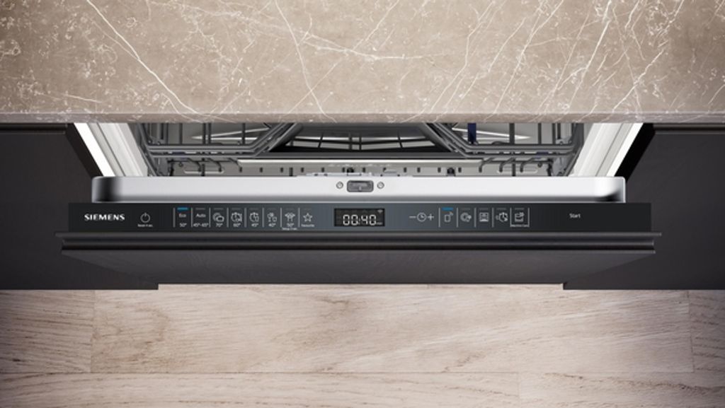 Siemens iQ500 SN65ZX07CE, Voll integriert, Standardgröße (60 cm), Schwarz, Berührung, 1,75 m, 1,65 m