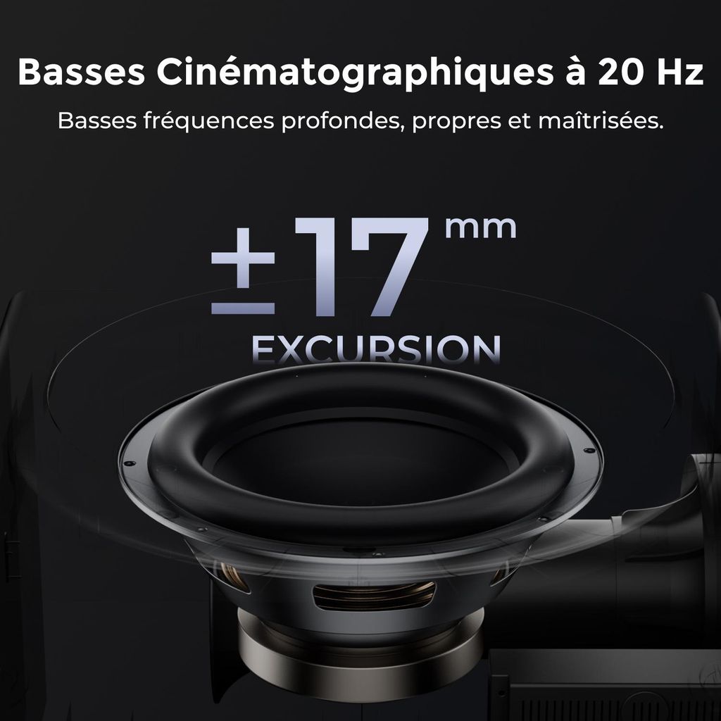 Ultimea Skywave X100 9.1.6 Soundbar mit 10'' Subwoofer, Dolby Atmos, DTS:X, 1500 W, Surround Sound System für Heimkino und TV, 8K HDR - Passthrough