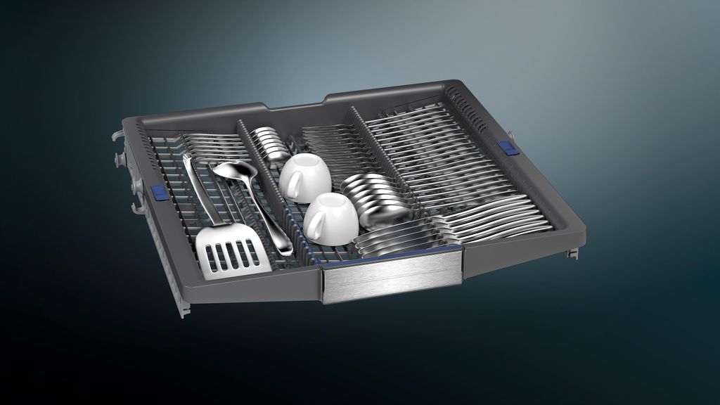Siemens iQ700 SN87TX00CE, Voll integriert, Standardgröße (60 cm), Edelstahl, Berührung, TFT, 1,75 m