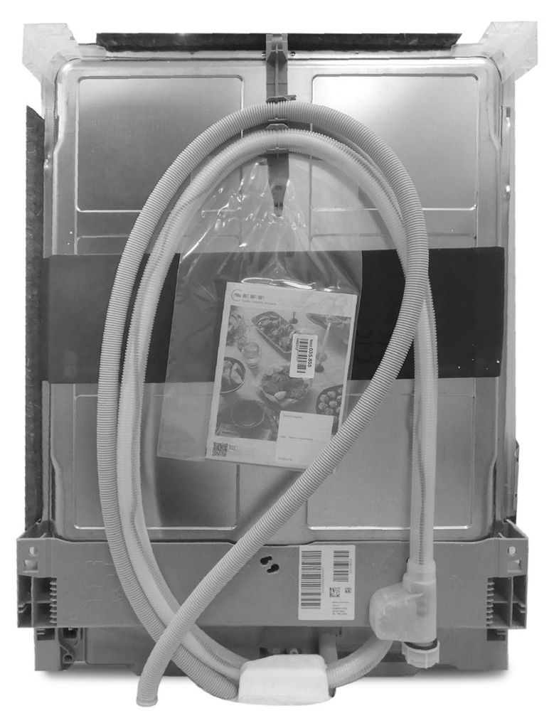 Neff S155ECX15E, Voll integriert, Standardgröße (60 cm), Edelstahl, Tasten, 1,75 m, 1,65 m