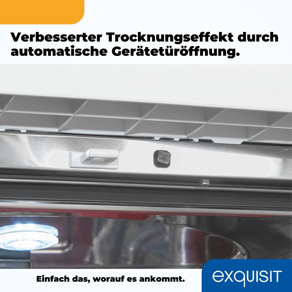 Exquisit Geschirrspüler GSP9614 - 030B weiss