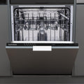 TELEFUNKEN Geschirrspüler vollintegrierbar 60 cm, Einbau Spülmaschine, 12 Maßgedecke, 6 Programme, AquaStop, GEV6012D