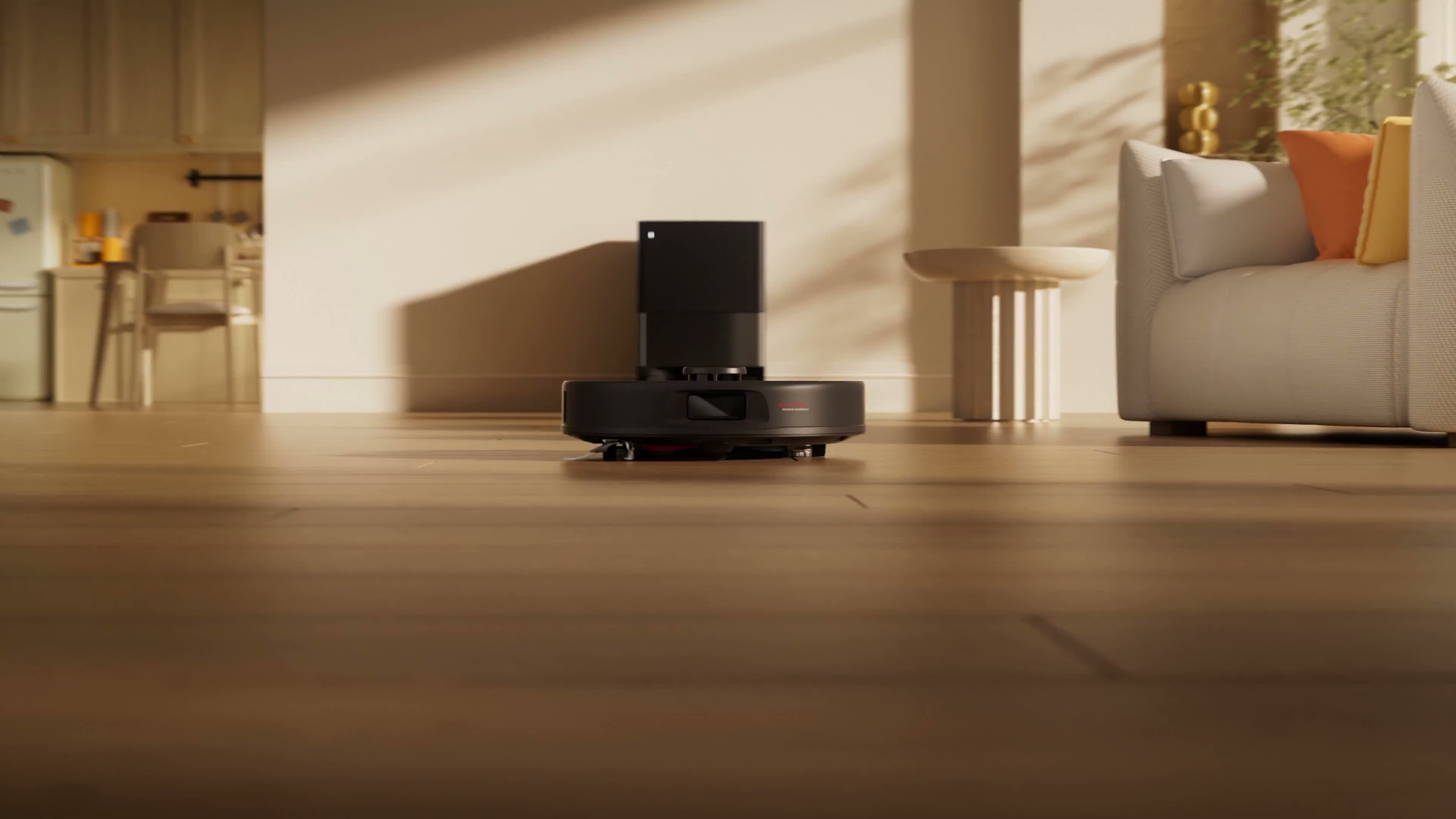 roborock Qrevo S5V Saugroboter mit Wischfunktion, 12.000Pa, Zero - Tangle System, Warmlufttrocknung, Multifunktions - Dockingstation (Schwarz)