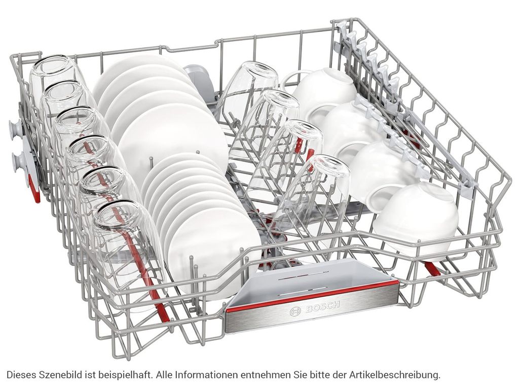 Bosch Serie 6 SMI6ZCS16E, Halb integriert, Standardgröße (60 cm), Edelstahl, Tasten, 1,75 m, 1,65 m