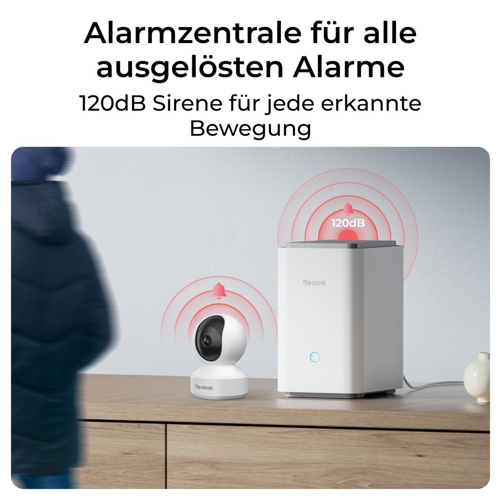 Reolink Home Hub Pro, Wi - Fi 6 kabelloses Sicherheitssystem, Zentralisierte Datenverwaltung, lokaler Speicher, 2TB HDD (bis zu 16TB), Max. 24 Kameras