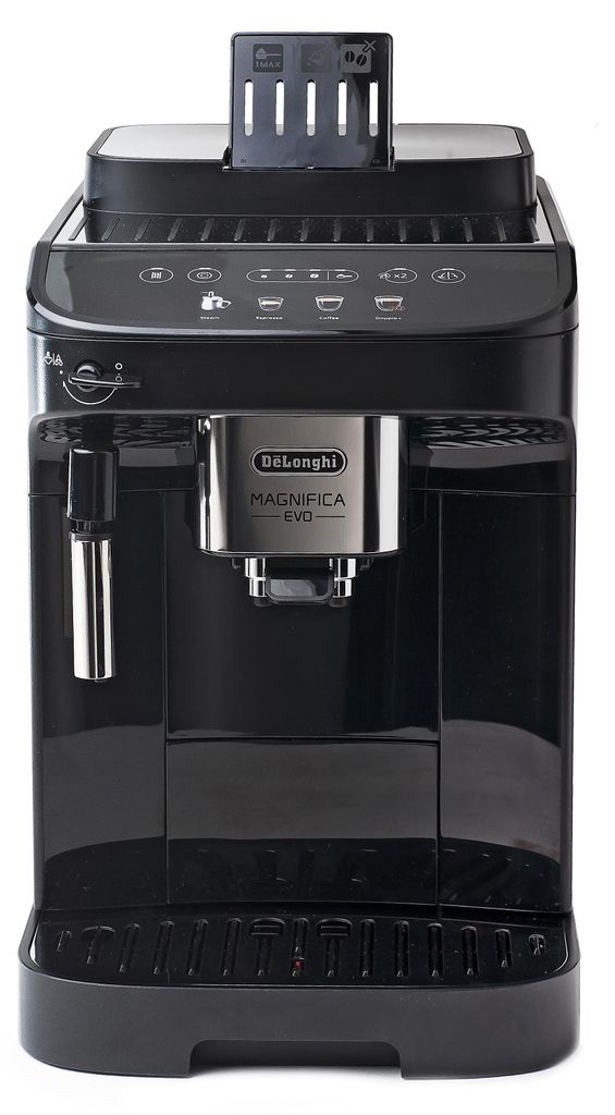 De'Longhi De’Longhi Magnifica Evo ECAM290.22.B, Espressomaschine, 1,8 l, Kaffeebohnen, Gemahlener Kaffee, Eingebautes Mahlwerk, 1450 W, Schwarz