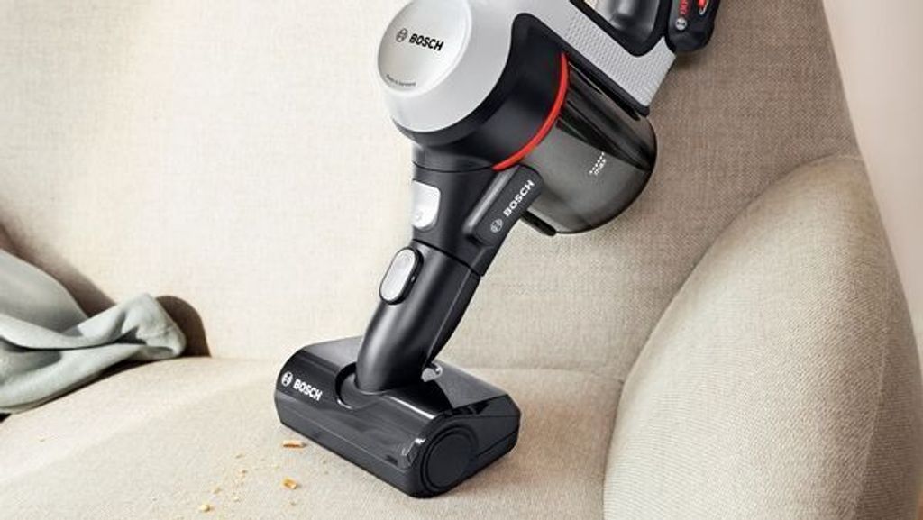 Bosch BCS712E, Stabstaubsauger, Beutellos, Schwarz, 0,3 l, 82 dB, Akku