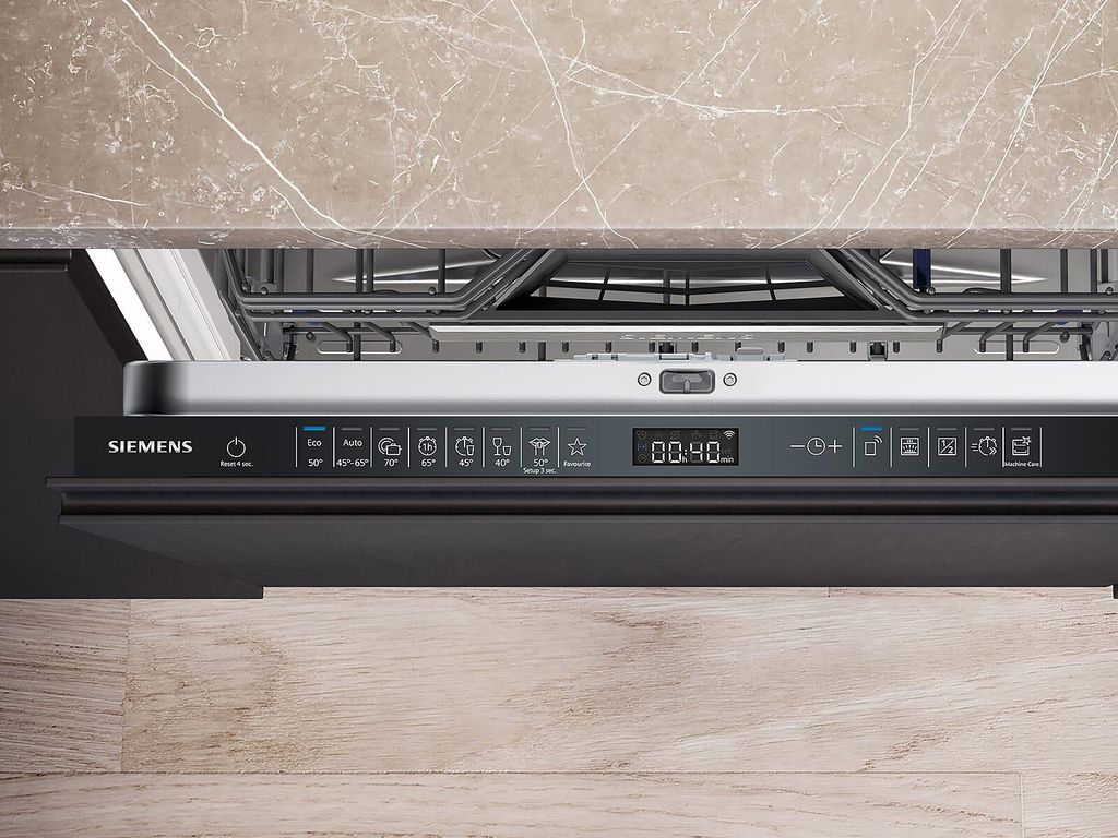 Siemens iQ500 SN65ZX07CE, Voll integriert, Standardgröße (60 cm), Schwarz, Berührung, 1,75 m, 1,65 m