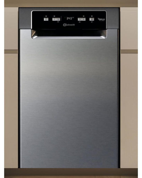 Bauknecht BK6UC11BS7A0X, Unterbau, Single (45 cm breit), Edelstahl, Schwarz, Weiß, Tasten