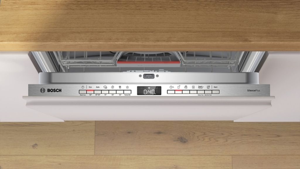 Bosch Serie 4 SMV4EVX08E, Voll integriert, Standardgröße (60 cm), Edelstahl, Tasten, 1,75 m, 1,65 m