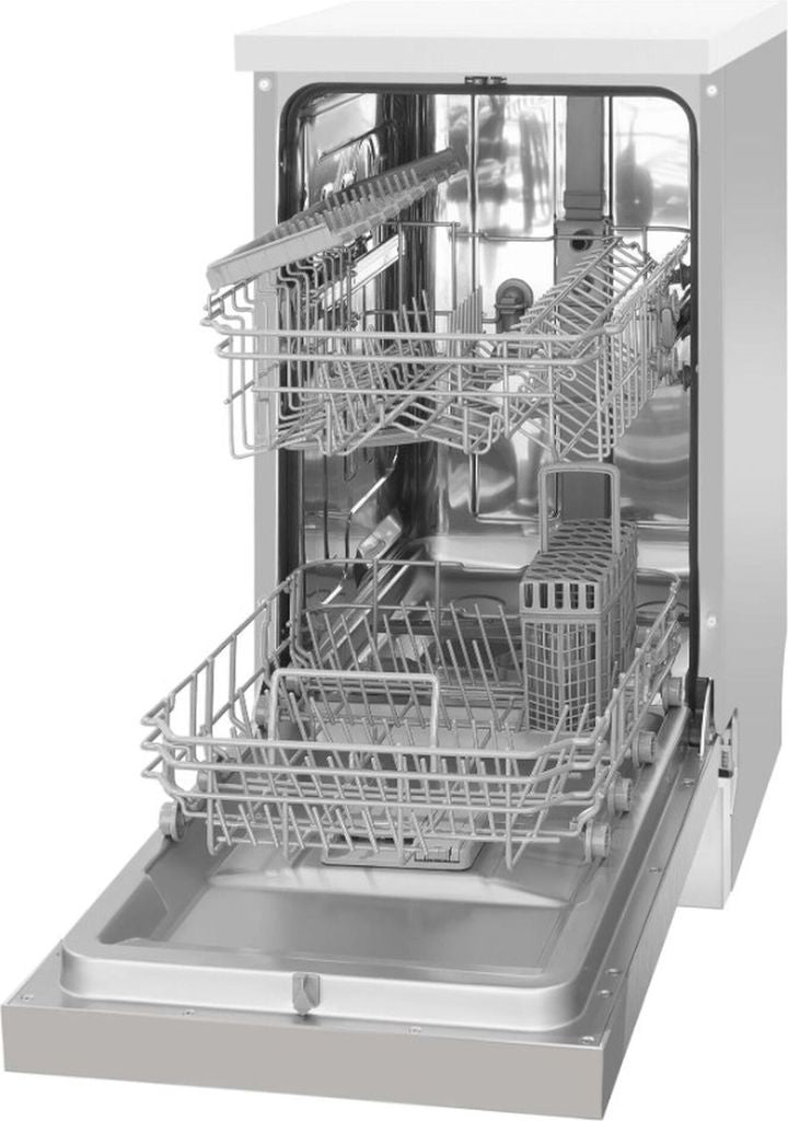 Amica EGSPU 500 911 E, Halb integriert, Single (45 cm breit), Edelstahl, Edelstahl, Tasten, LED