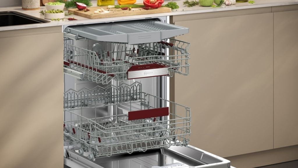 Neff S245ECS15E, Halb integriert, Standardgröße (60 cm), Gebürsteter Stahl, Edelstahl, Tasten, 1,75 m