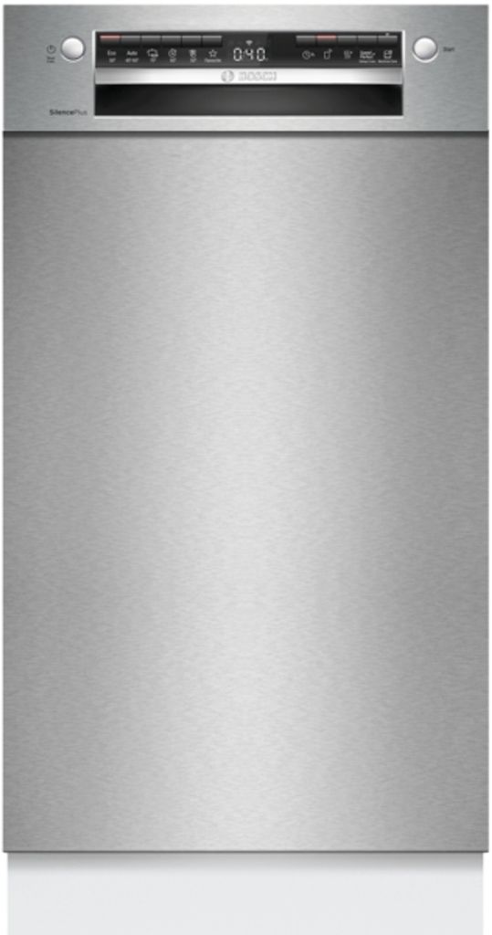 Bosch Serie 4 SPU4HMS10E, Unterbau, Single (45 cm breit), Edelstahl, Schwarz, Tasten, 1,75 m
