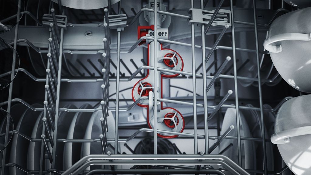Bosch Serie 6 SMI6ZCS16E, Halb integriert, Standardgröße (60 cm), Edelstahl, Tasten, 1,75 m, 1,65 m