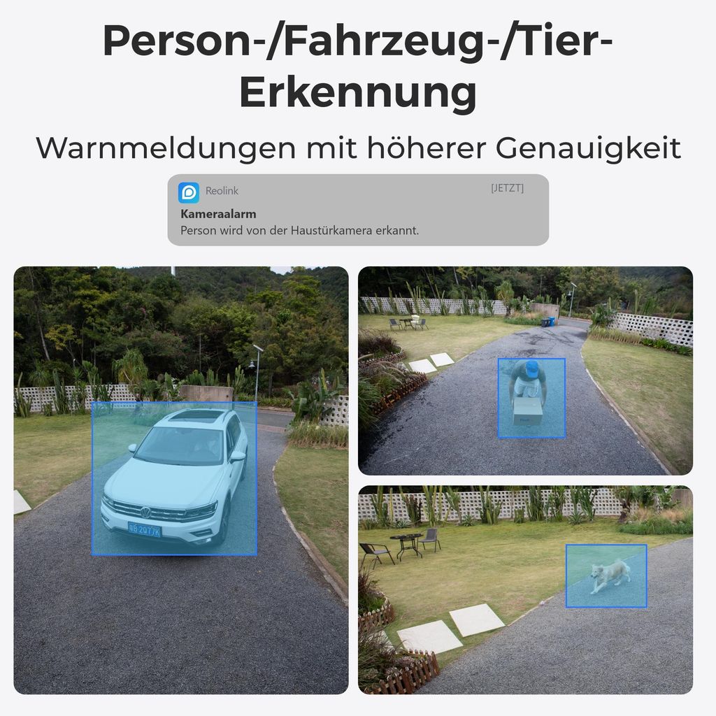 Reolink TrackMix LTE+Solarpanel - C, 4K 8MP 4G LTE Akku Dual Objektiv Überwachungskamera, Auto - Zoom & Tracking, Intelligente Erkennung, 6X Hybridzoom
