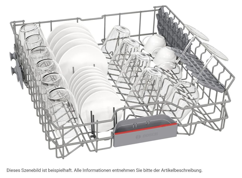 Bosch Serie 4 SMV4EVX08E, Voll integriert, Standardgröße (60 cm), Edelstahl, Tasten, 1,75 m, 1,65 m
